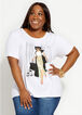 City Girl Shopper Graphic Tee, White image number 0