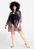Dalin Abstract Kimono Cover Up, Purple image number 0