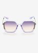 Square Ombre Sunglasses, Purple Magic image number 0