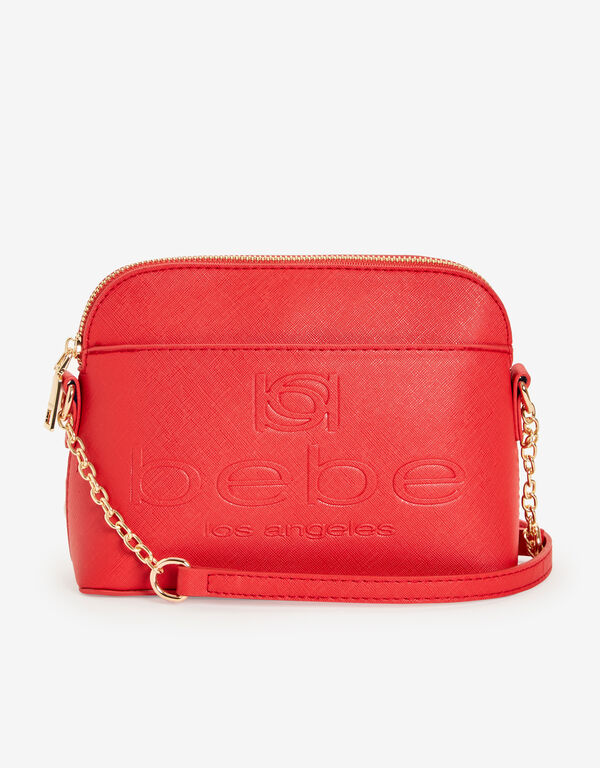 Bebe Polly Dome Crossbody, Red image number 0