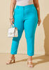 Mid Rise Power Twill Pants, BlueBird image number 0