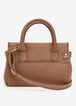 Bebe Evie Small Satchel, Camel Taupe image number 1