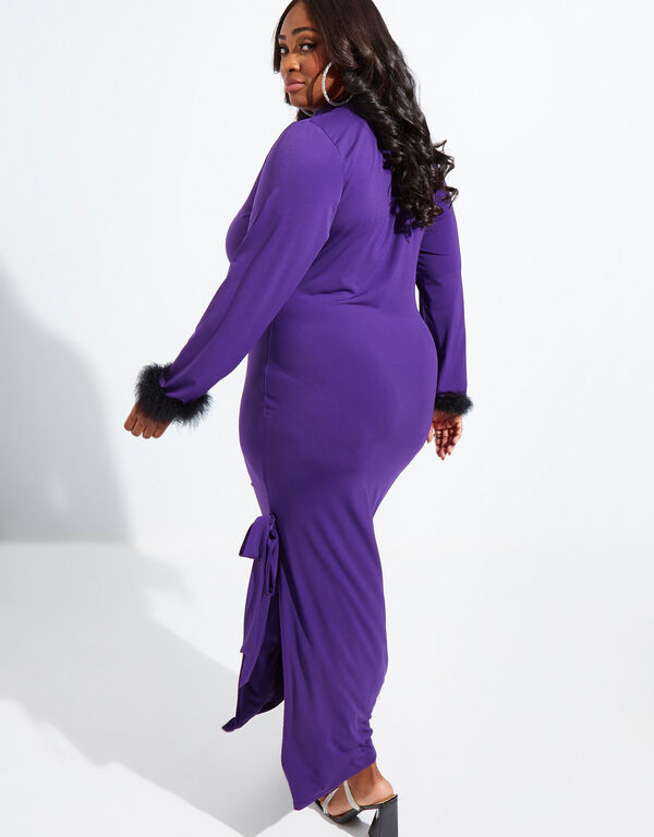 The Eliza Maxi Dress, Purple image number 1