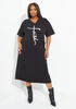 Faith Maxi Sneaker Dress, Black image number 0