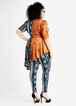 Abstract Knit Asymmetric Duster, Marmalade image number 1