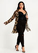 Camo Sheer Open Front Duster, Olive image number 2