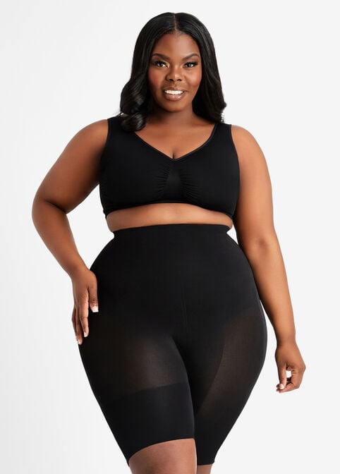 Plus Size High Waisted Shapewear Slip, New by BeWicked