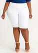 Iconic Pull On Bermuda Denim Shorts, White image number 0
