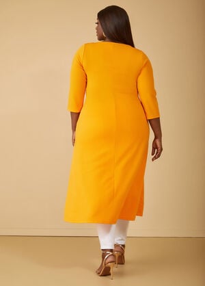 Keyhole Twist Front Duster, Carrot Curl image number 1