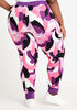 Abstract Pintuck Athleisure Jogger, Purple Magic image number 1