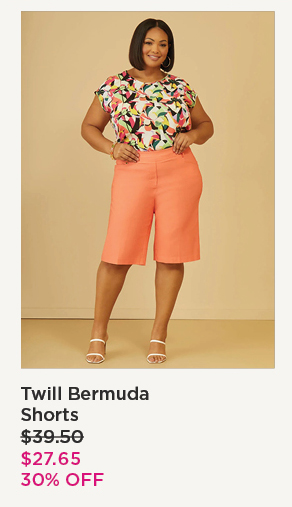 Twill Bermuda Shorts
