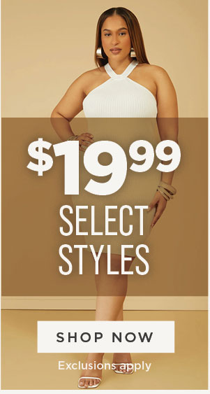 $19.99 Select Styles