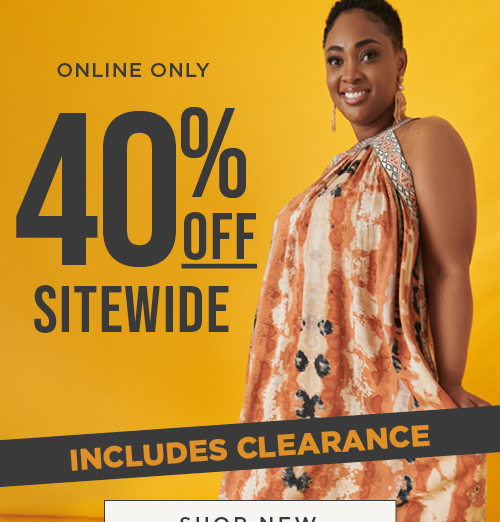 40% Off Sitewide*