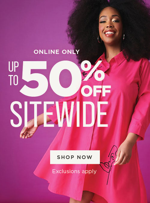 Up to 50% Off Sitewide