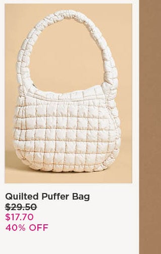 Quilted Puffer Bag