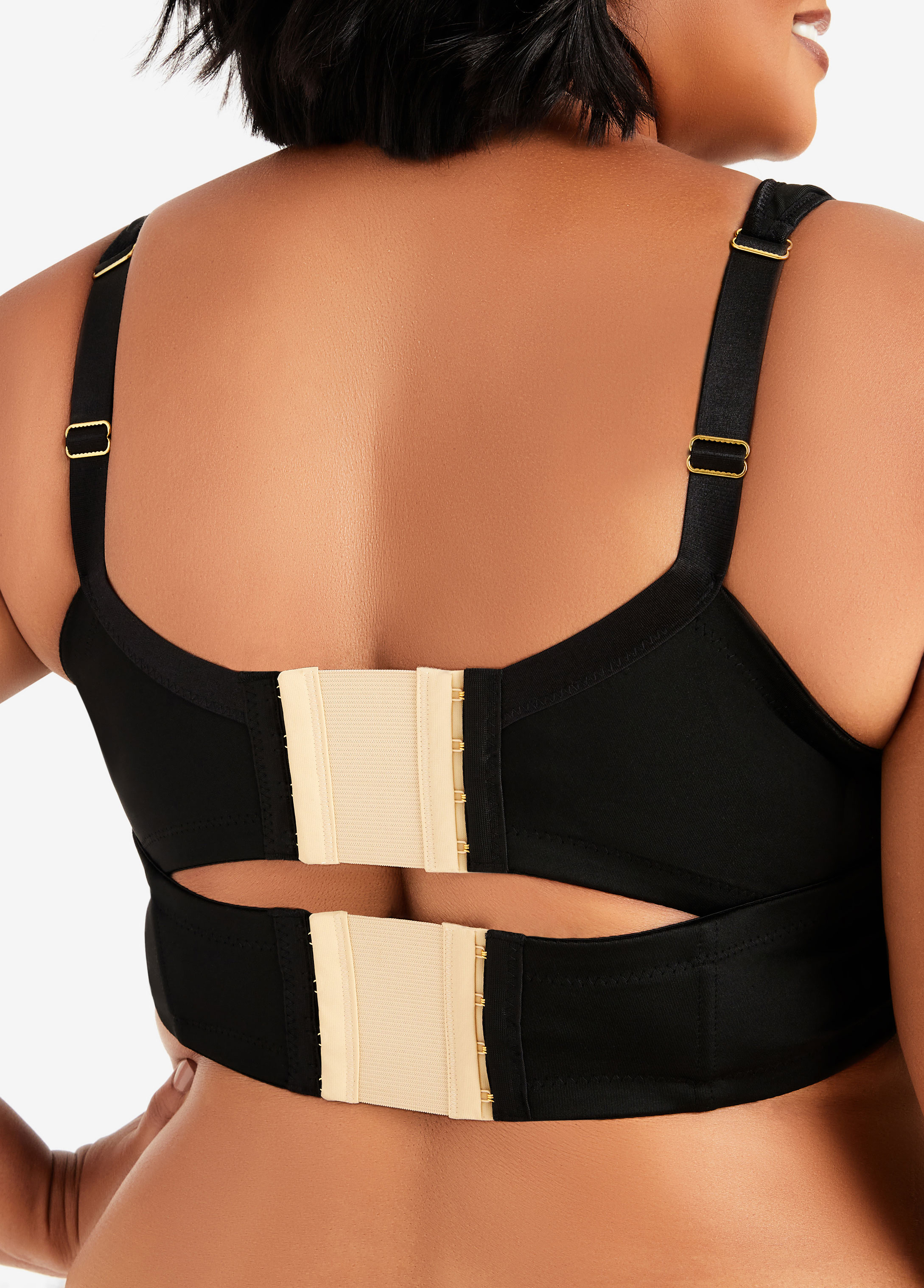 SUREMATE Bra extender 2 hook/3 hook/4 hook plus size bra strap extender bra  band extension strap for Women-3pcs at  Women's Clothing store
