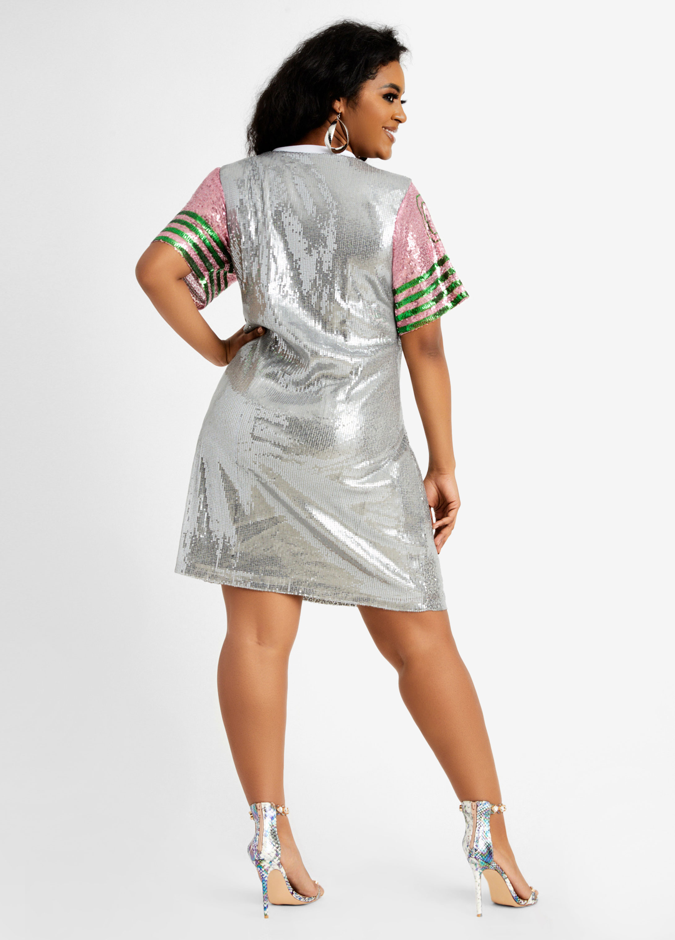 Full Sequin Jersey Dress - Barefoot Campus Outfitter